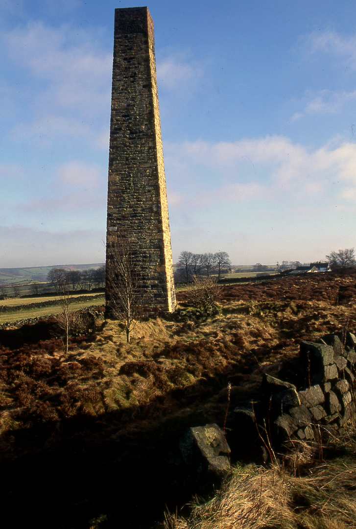 Stone Edge smelter chimney 1991